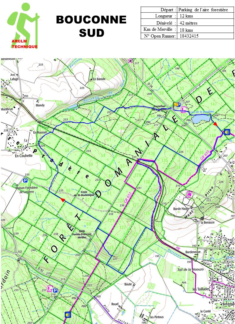 Randonnée à Bouconne